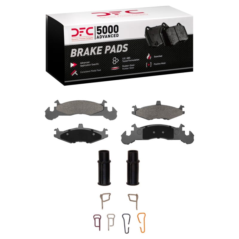 DFC — DFC 83-90 Dodge Charger Front 5000 Advanced Semi Metallic Brake Pads and Hardware Kit
DFC Brake Pad Set