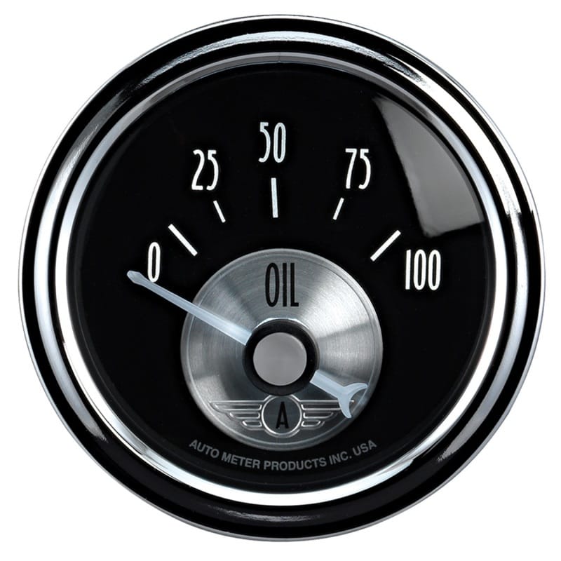AutoMeter — Autometer Prestige Series 52mm 0-100 PSI Short Sweep Electronic Oil Pressure Gauge
2-1/16" OIL PRESS, 0