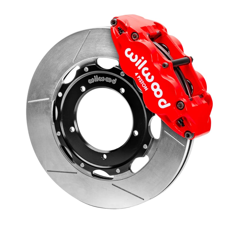 Wilwood — Wilwood 69-89 Porsche 911 Front Superlite Brake Kit 3.5in MT Slotted Face - Red