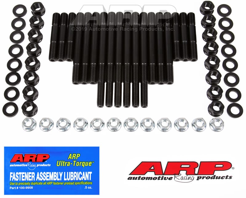ARP — ARP Chevrolet Small Block 400 Chevy 4-Bolt w/ Windage Tray Main Stud Kit