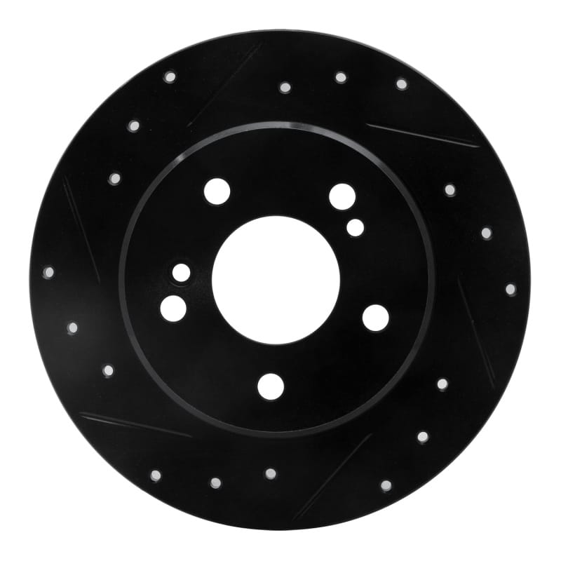 R1 Concepts — R1 01-03 Hyundai XG350 Front Left Drilled & Slotted Black Brake Rotor
R1 Brake Rotor Drill