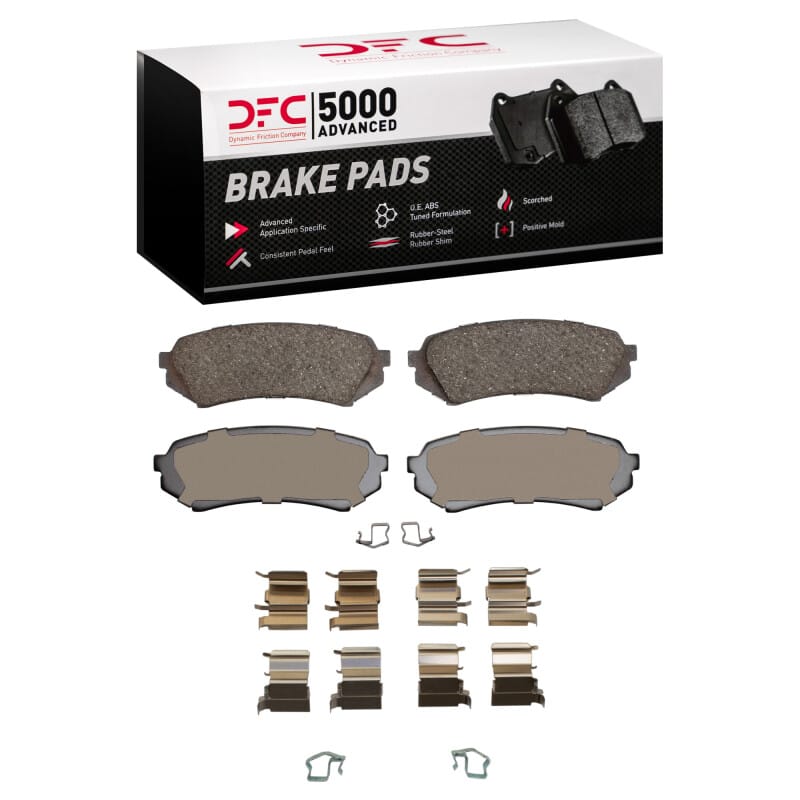 DFC — DFC 98-07 Lexus LX470 Rear 5000 Advanced Ceramic Brake Pads and Hardware Kit
DFC Brake Pad Set
