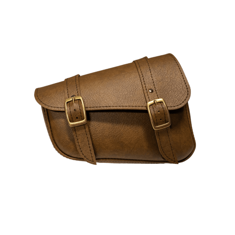 Willie & Max — Willie & Max HD Sportsters,Honda Rebel,Custom Hard Tails Brass Monkey Swingarm Bag 4.0 - Warm Brown