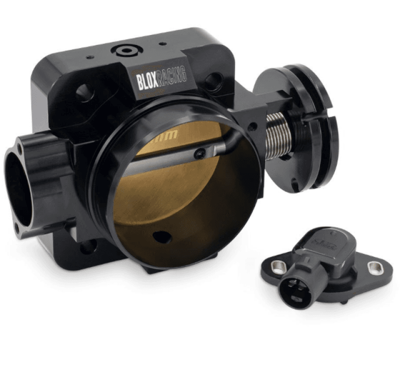 BLOX Racing — BLOX Racing Honda B/D/H/F Series Engines 74mm Black Billet Throttle Body V2