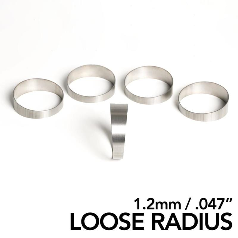 Ticon — Ticon Industries 1.25in 45 Degree 2.2D/2.75in CLR LR 1.2mm/.047in Wall Titanium Pie Cuts - 5pk