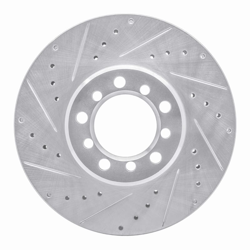 R1 Concepts — R1 85-91 Mercedes-Benz 300SD Front Left Drilled & Slotted Silver Brake Rotor
R1 Brake Rotor Drill
