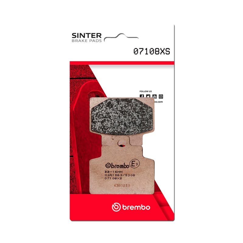 Brembo OE Powersports — Brembo OE 14-19 Piaggio Vespa MP3 LT iE ABS 300cc Sinter Brake Pad - Front