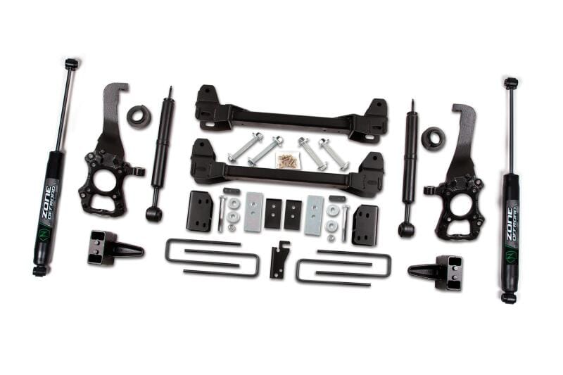 Zone Offroad — Zone Offroad 09-13 Ford F-150 2WD 6in Kit - 4in Rear Block
