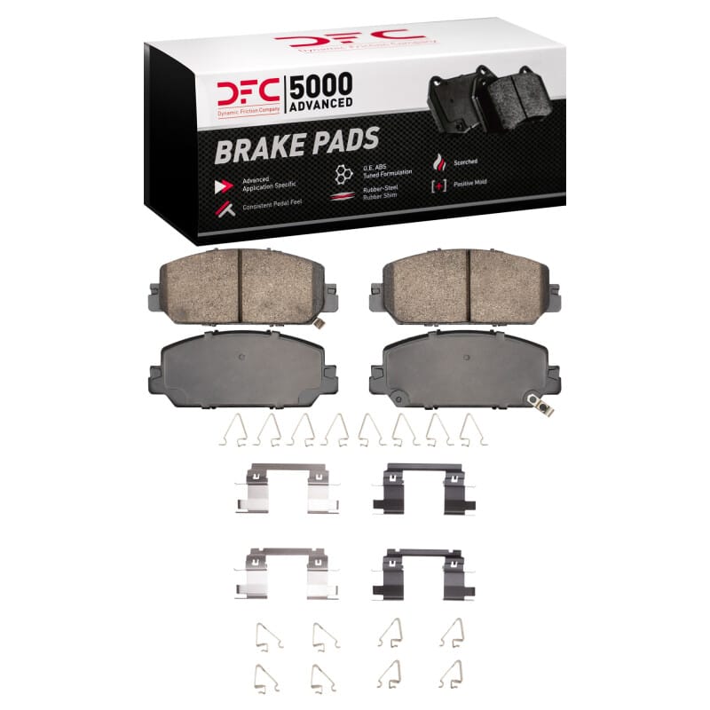 DFC — DFC 17-21 Honda Clarity Front 5000 Advanced Ceramic Brake Pads and Hardware Kit