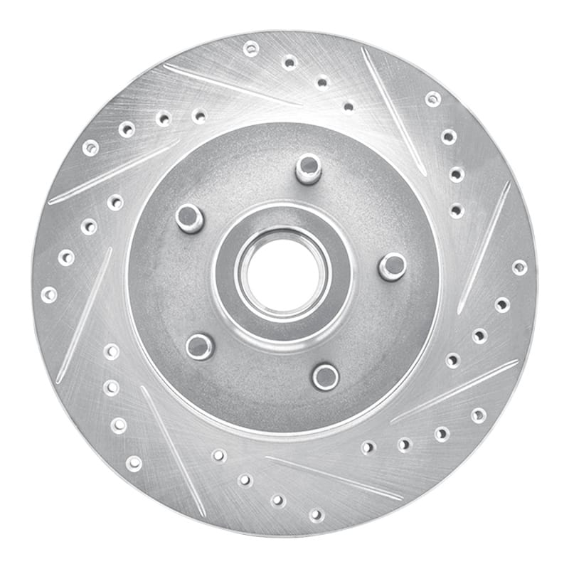 R1 Concepts — R1 1987-1990 Dodge Dakota RWD Front Right Drilled & Slotted Silver Brake Rotor
R1 Brake Rotor Drill