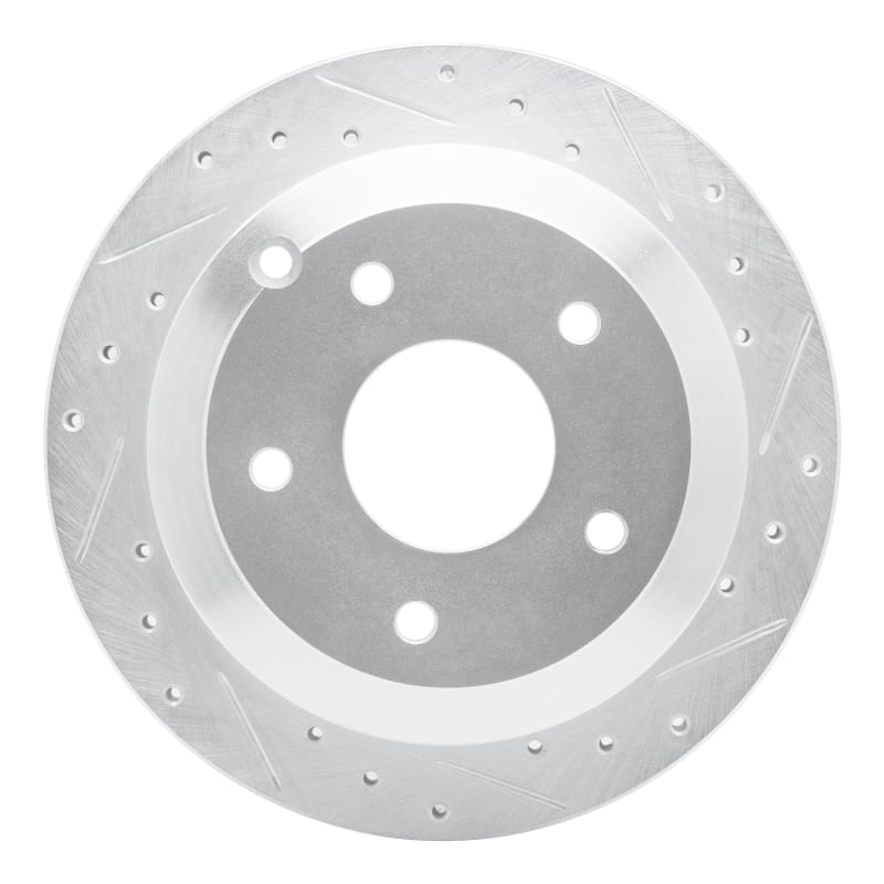 R1 Concepts — R1 05-06 Pontiac GTO Rear Right Drilled & Slotted Silver Brake Rotor
R1 Brake Rotor Drill