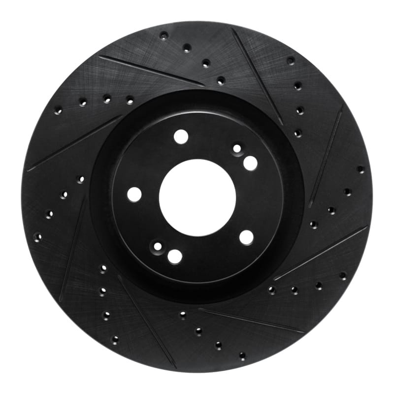R1 Concepts — R1 2021-2025 Hyundai Santa Cruz Front Right Drilled & Slotted Black Brake Rotor
Disc Brake Rotor