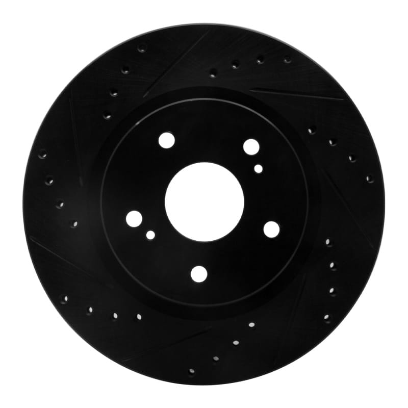 R1 Concepts — R1 06-17 Suzuki Grand Vitara Front Left Drilled & Slotted Black Brake Rotor
R1 Brake Rotor Drill