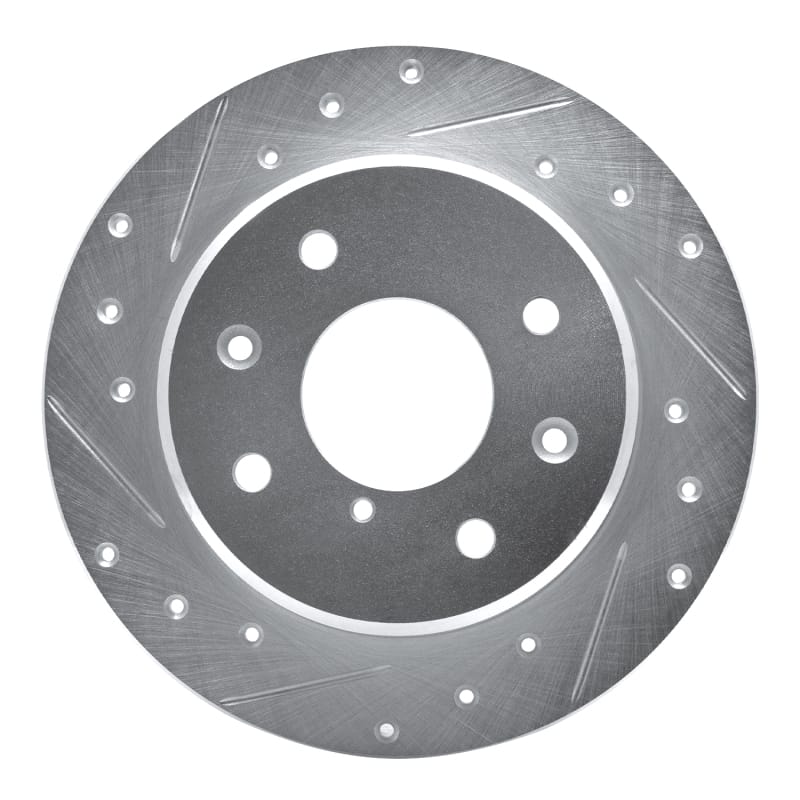 R1 Concepts — R1 86-88 Mazda RX-7 Rear Left Drilled & Slotted Silver Brake Rotor
R1 Brake Rotor Drill