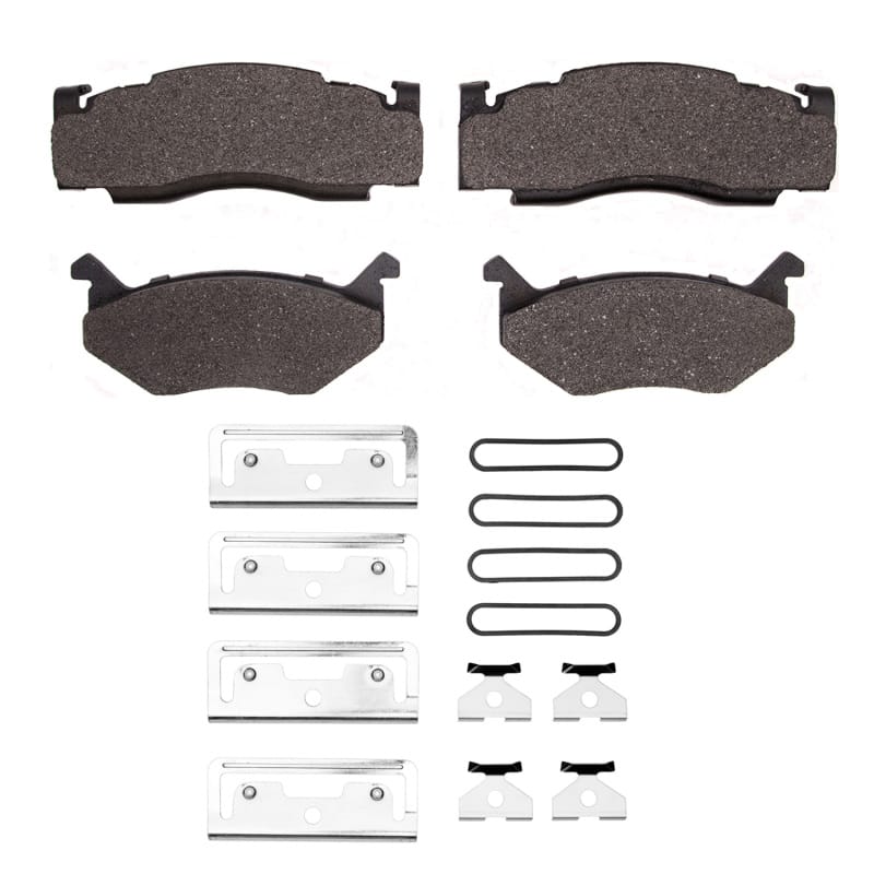 DFC — DFC 73-89 Chrysler Imperial Rear/Front 5000 Advanced Semi Metallic Brake Pads and Hardware Kit
DFC Brake Pad Set