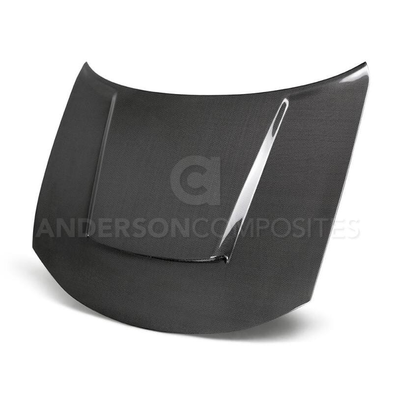 Anderson Composites — Anderson Composites 15-18 Dodge Charger Type DM (Demon Style) Carbon Fiber Hood