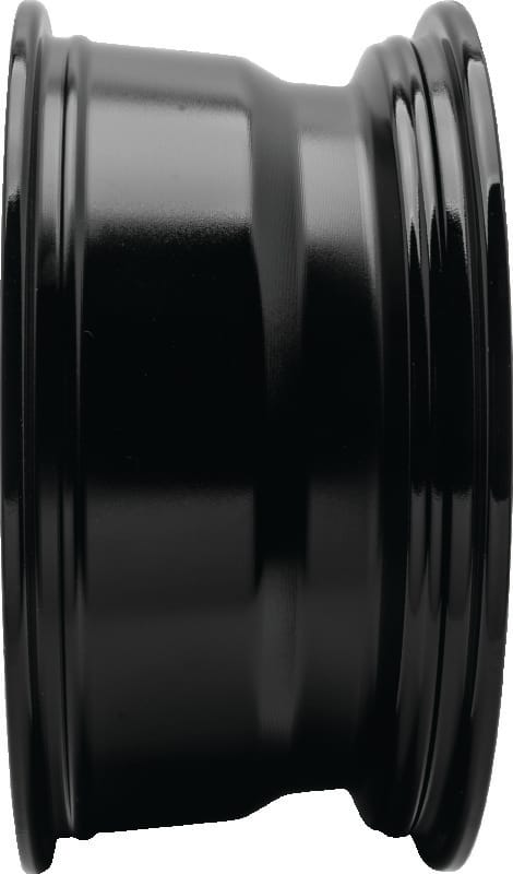QuadBoss — Barbwire Wheel, 14x7, 5+2, 4/110, Gloss Black/Milled