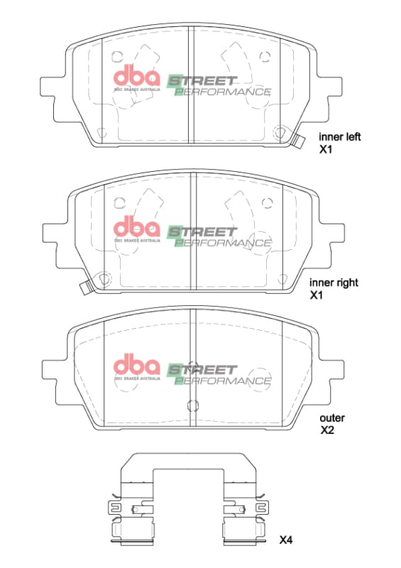 DBA — DBA 2021+ Genesis G80 2.5T AWD SP Performance Front Brake Pads
Brake Rotor
