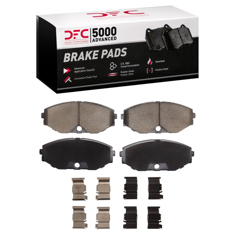 DFC — DFC 90-95 Infiniti Q45 Front 5000 Advanced Semi Metallic Brake Pads and Hardware Kit
DFC Brake Pad Set