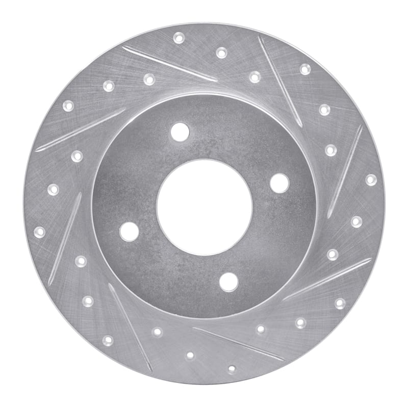 R1 Concepts — R1 04-06 Nissan Sentra Rear Right Drilled & Slotted Silver Brake Rotor
R1 Brake Rotor Drill