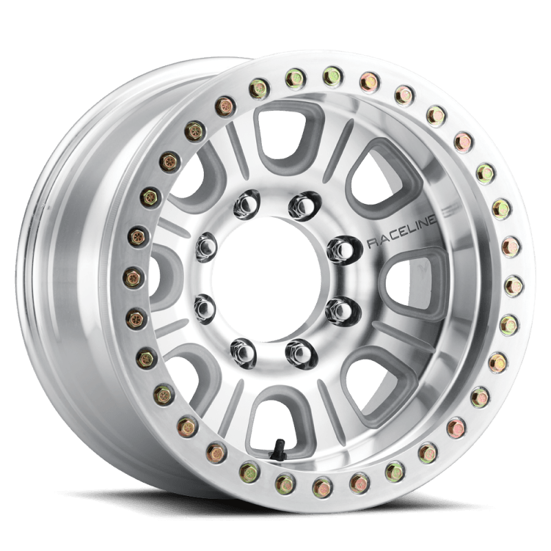 Raceline — Raceline RT233 Monster Machined 17x9.5in / BLANK BP / -32mm Offset / 83.82mm Bore - Machined