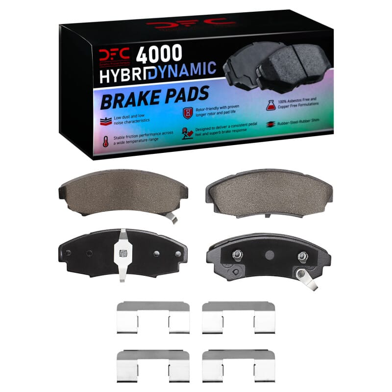 DFC — DFC 86-92 Buick Reatta Front 4000 HybriDynamic Brake Pads and Hardware Kit
DFC Brake Pad Set