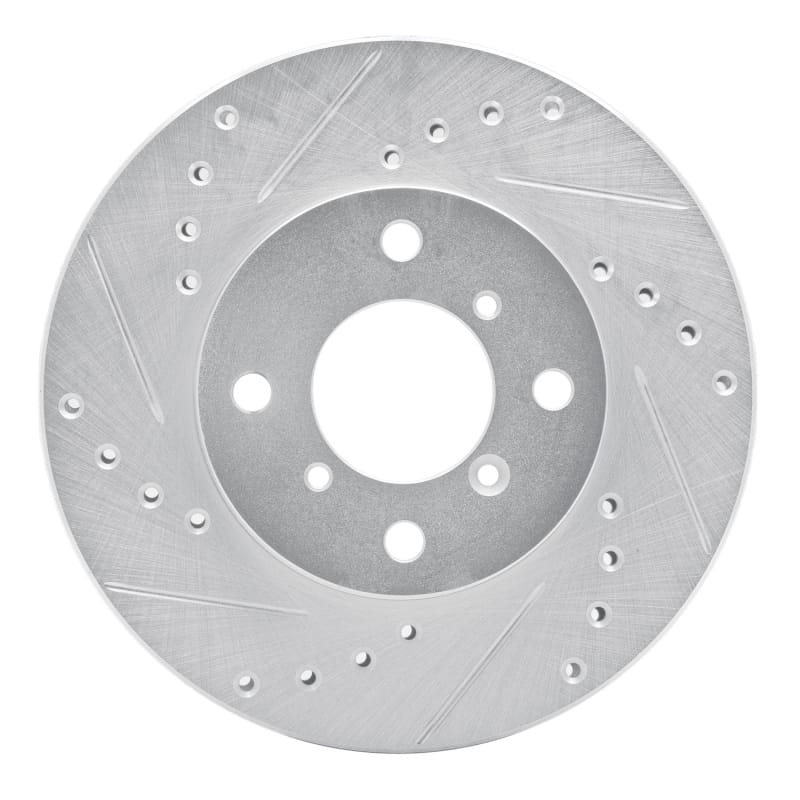 R1 Concepts — R1 99-07 Suzuki Aerio Front Left Drilled & Slotted Silver Brake Rotor
R1 Brake Rotor Drill