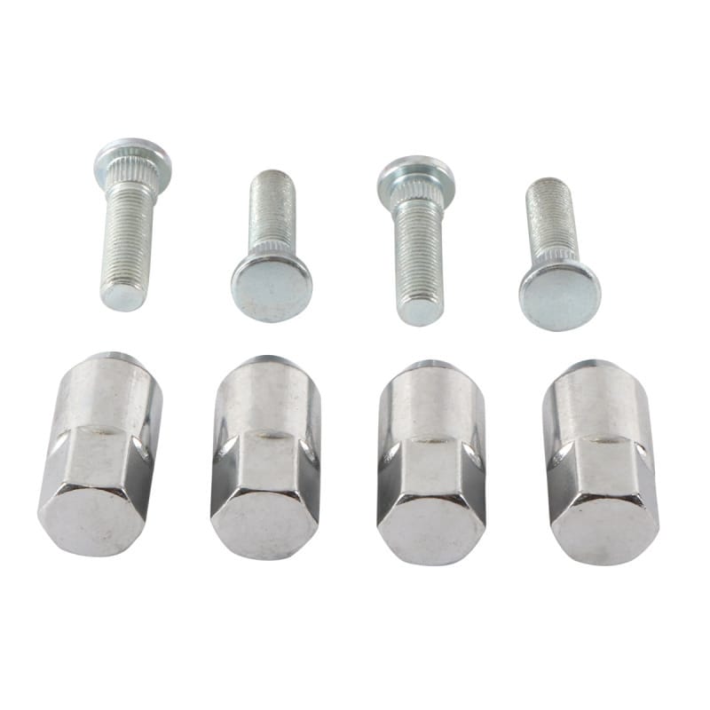 QuadBoss — Wheel Stud & Nut Kit, Front/Rear, Black