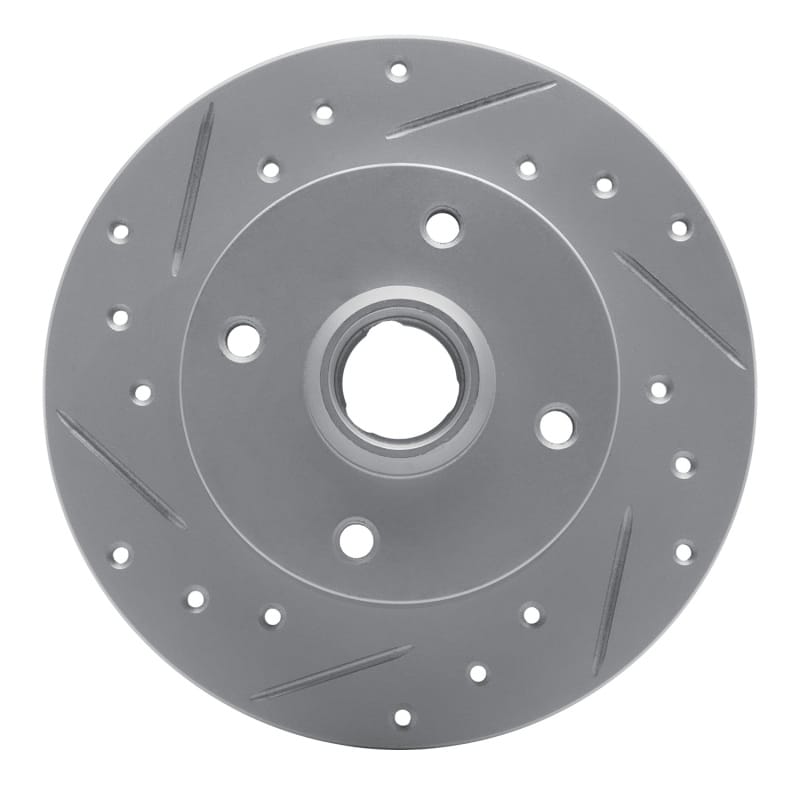 R1 Concepts — R1 85-02 Volkswagen Scirocco Rear Left Drilled & Slotted Geo-Carbon Rotor