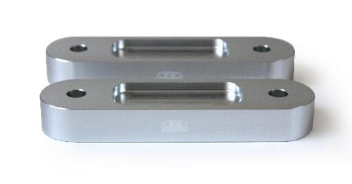 BLOX Racing — BLOX Honda S2000 Racing Front 20mm Thick Spacer Bump Steer Kit - Silver (Lowered 1in and more)