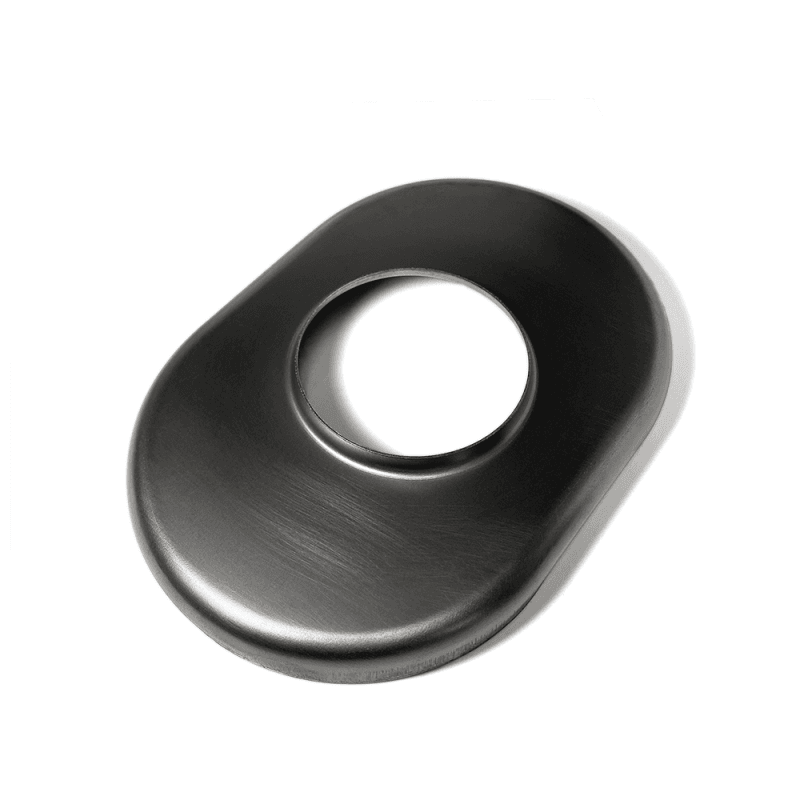 Ticon — Ticon Industries 2.5in Titanium Oval Muffler End Cap - 6in x 9in Body