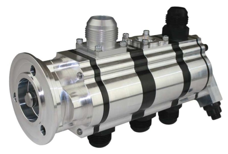 Moroso — Moroso Tri-Lobe Dry Sump 3-Stage Oil Pump for Procharger V-Band 1.200