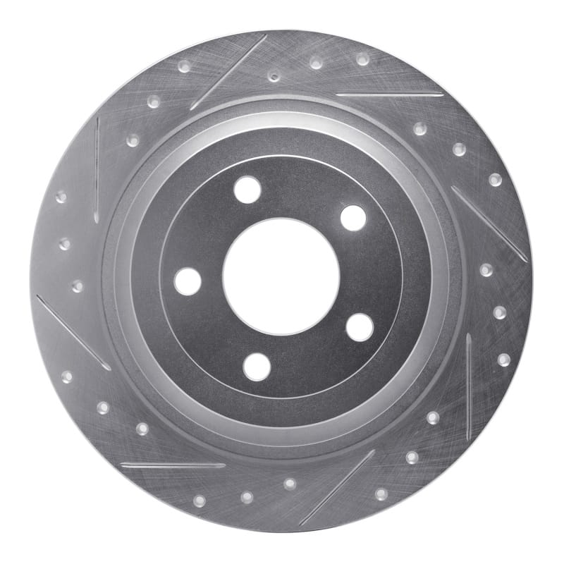 R1 Concepts — R1 15-23 Ford Mustang Rear Left Drilled & Slotted Silver Brake Rotor
R1 Brake Rotor Drill