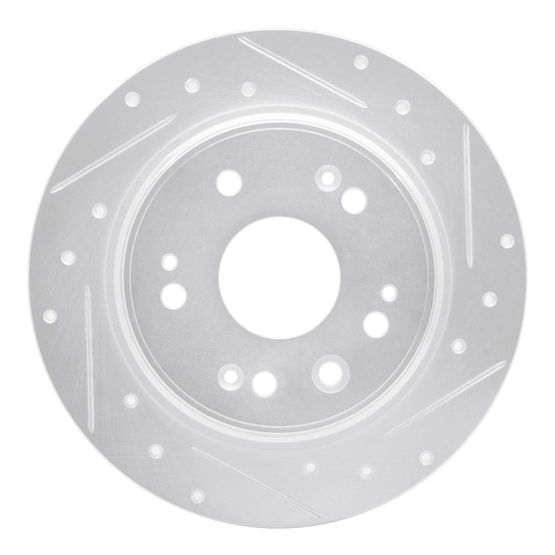 R1 Concepts — R1 02-04 Honda CR-V Rear Right Drilled & Slotted Silver Brake Rotor
R1 Brake Rotor Drill