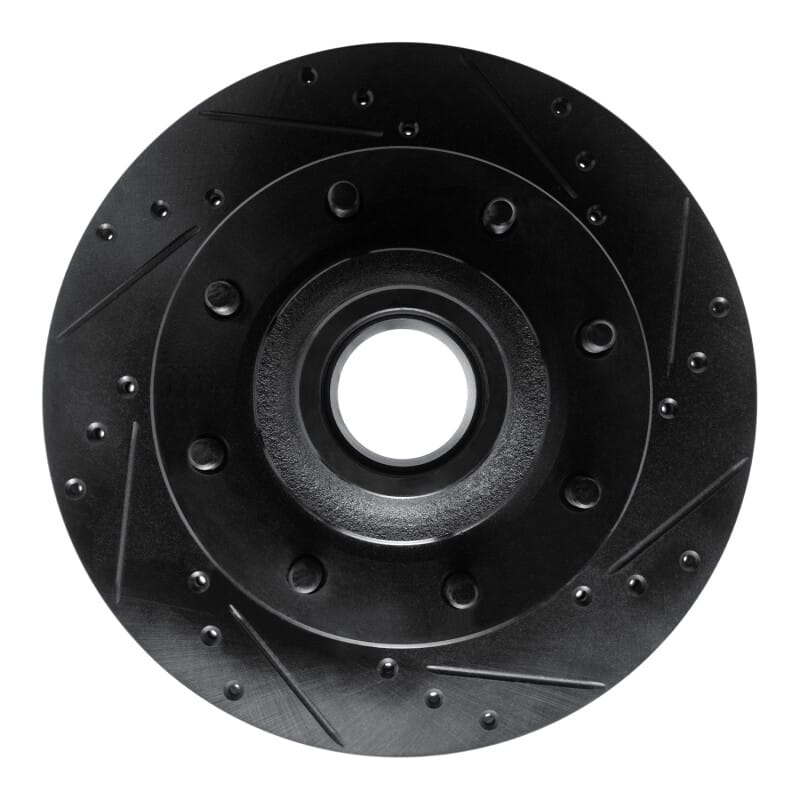 R1 Concepts — R1 80-85 Ford E-250 Econoline Club Wagon Front Right Drilled & Slotted Black Brake Rotor
R1 Brake Rotor Drill