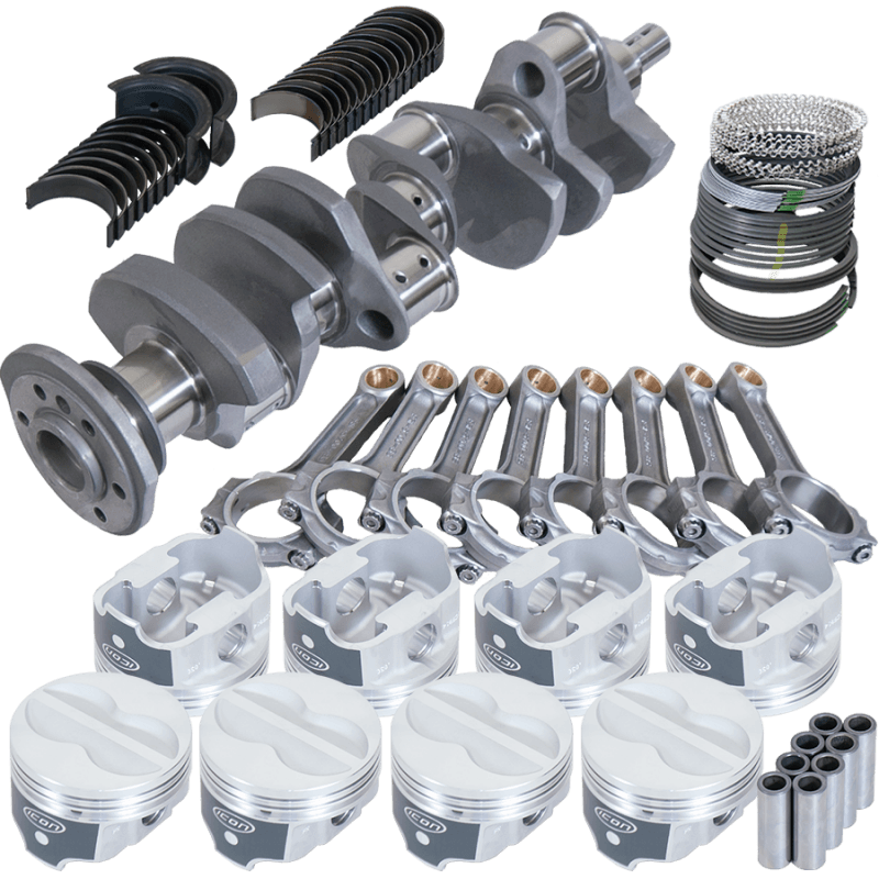 Eagle — Eagle Chevy 350 3.750in Crank 5.700in I-Beam Rods -10cc 4.040in Pistons Rotating Assembly
Pro Street Assembly