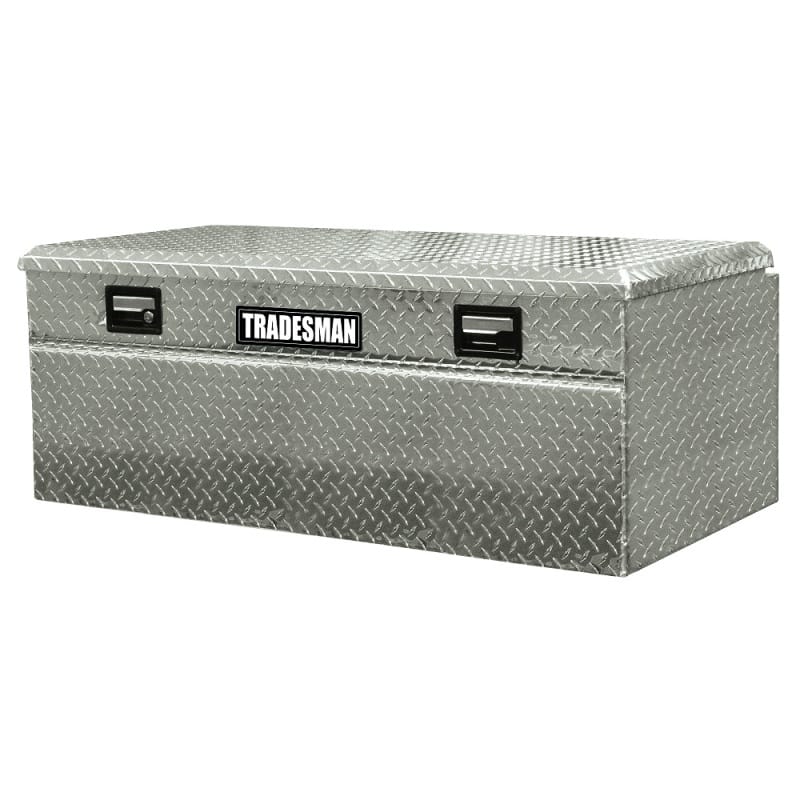 Tradesman — Tradesman Aluminum Flush Mount Truck Tool Box Full/Wide (36in.) - Brite