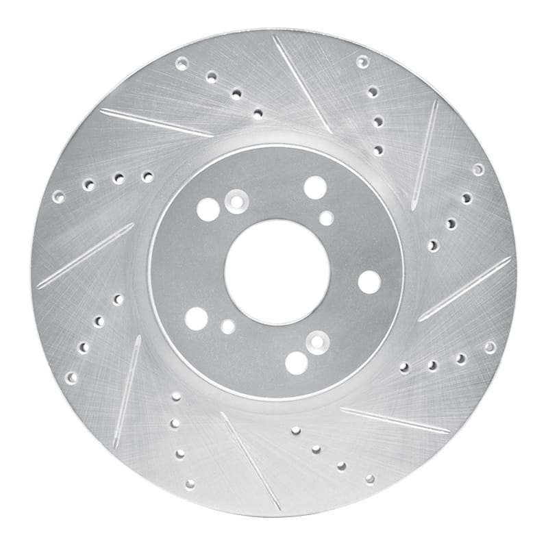 R1 Concepts — R1 04-08 Acura TL Front Right Drilled & Slotted Silver Brake Rotor
R1 Brake Rotor Drill