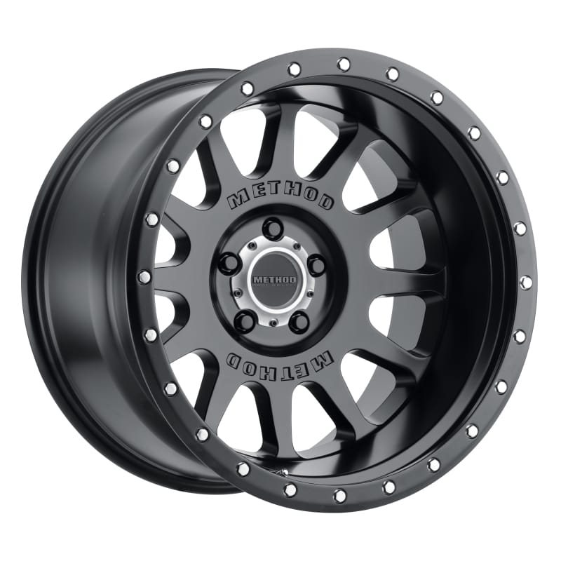 Method Wheels — Method MR605 NV 20x10 -24mm Offset 5x5 71.5mm CB Matte Black Wheel
