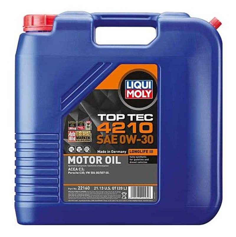 LIQUI MOLY — LIQUI MOLY 20L Top Tec 4210 Motor Oil SAE 0W30