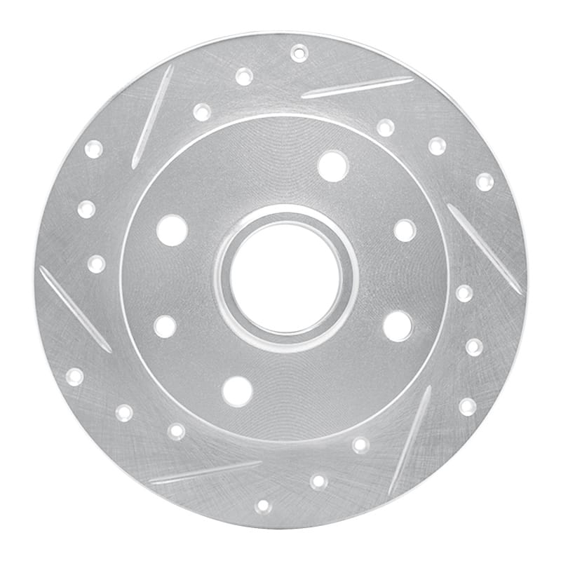 R1 Concepts — R1 81-85 Mazda RX-7 Rear Left Drilled & Slotted Silver Brake Rotor
R1 Brake Rotor Drill