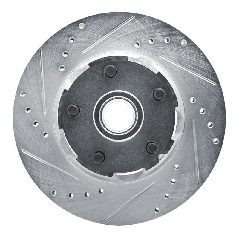 R1 Concepts — R1 65-67 Ford Falcon Front Left Drilled & Slotted Silver Brake Rotor
R1 Brake Rotor Drill