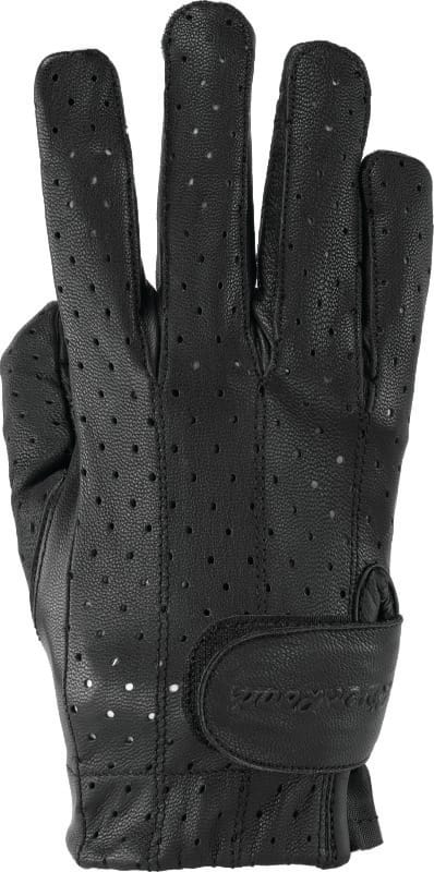 Kuryakyn — Kuryakyn Leather By River Road Tucson Leather Perforated Gloves Black Womens - Small