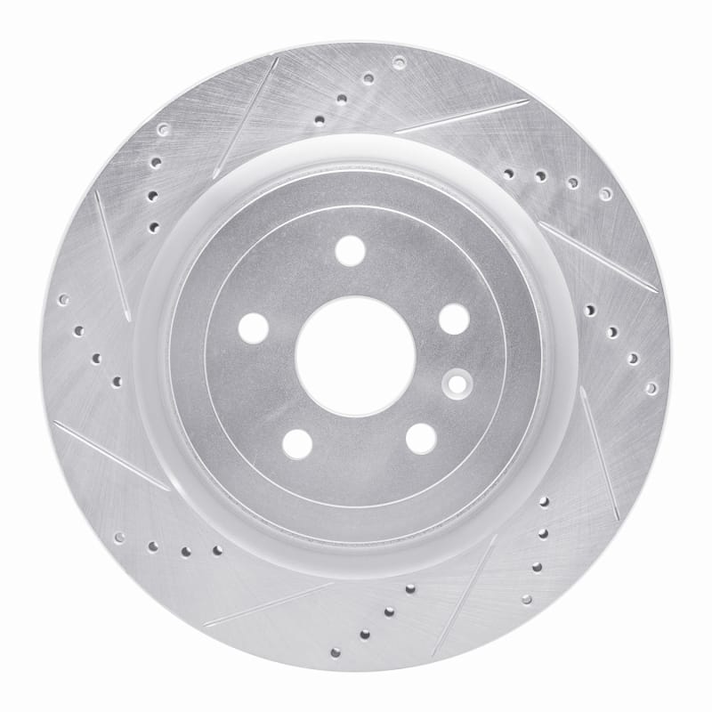 R1 Concepts — R1 09-24 Cadillac CTS Rear Left Drilled & Slotted Silver Brake Rotor
R1 Brake Rotor Drill