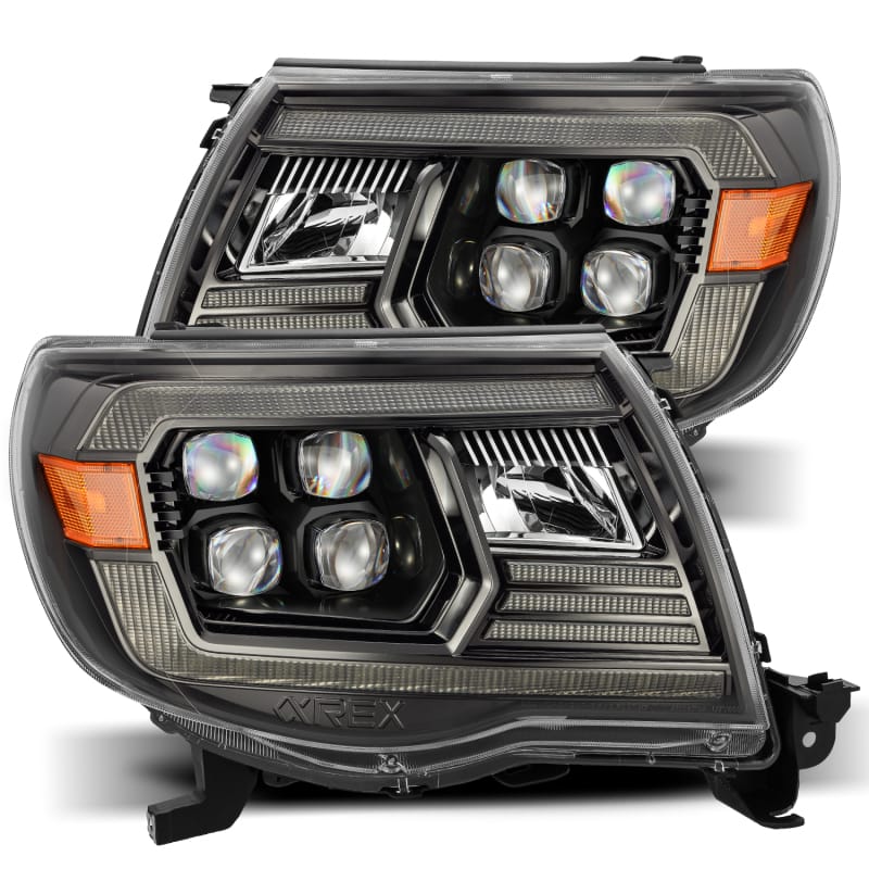 AlphaRex — AlphaRex 05-11 Toyota Tacoma NOVA LED Projector Headlights Plank Style Alpha Black w/Actv Light/DRL
Projector Headlights
