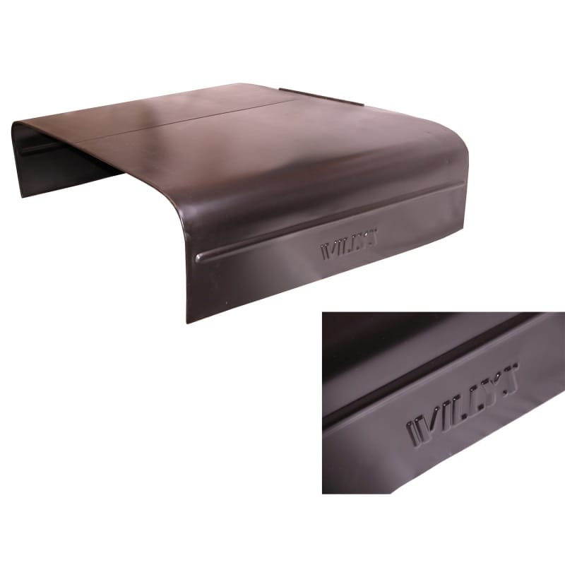 OMIX — Omix Hood Willys Script 53-68 Willys CJ3B