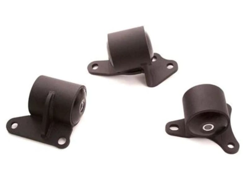 Innovative Mounts — Innovative 92-96 Prelude F-Series/H-Series Black Steel Mounts 75A Bushings (Auto Chassis/Trans)