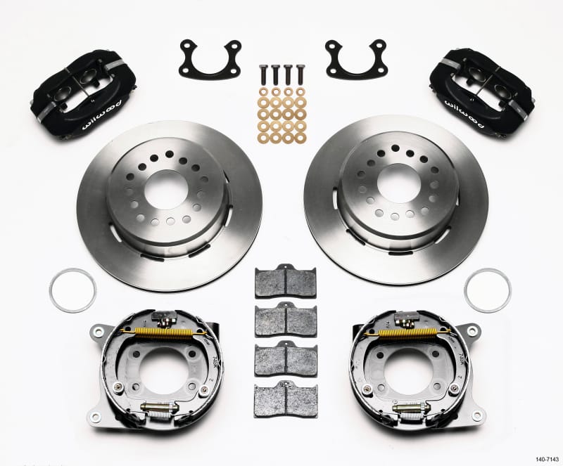 Wilwood — Wilwood Forged Dynalite P/S Park Brake Kit Small Ford 2.66in Offset
BRAKE KIT