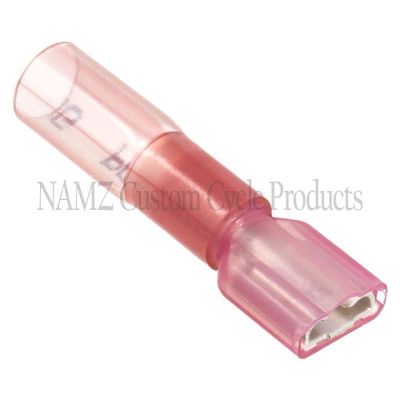 NAMZ — NAMZ Heat Sealable .25in. Female Quick Disconnect Terminals 22-18g (25 Pack)