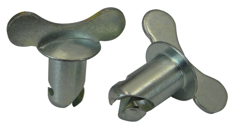 Moroso — Moroso Quick Fastener - Butterfly Head - 7/16in x.550in - Steel - 10 Pack